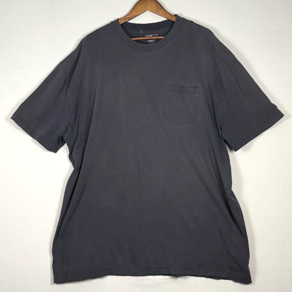 Dickies Pocket T-Shirt Mens 3XLT Navy Blue Good Short Sleeve Workwear Tee